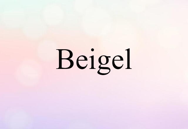 beigel