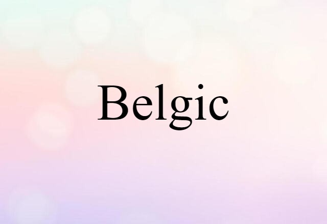 Belgic