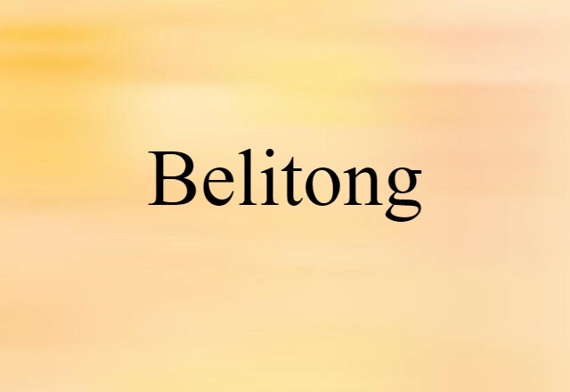 Belitong