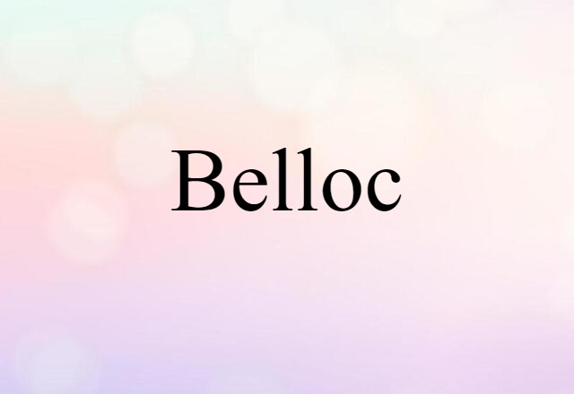 Belloc