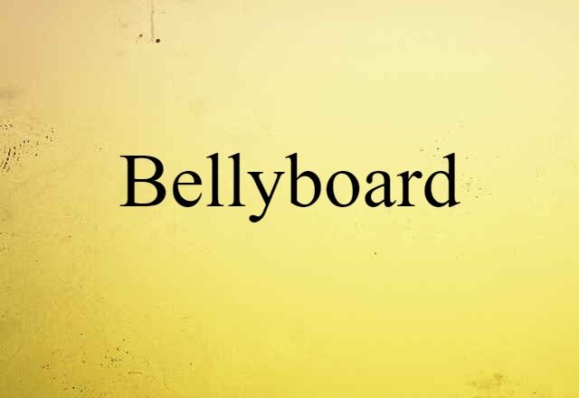 bellyboard