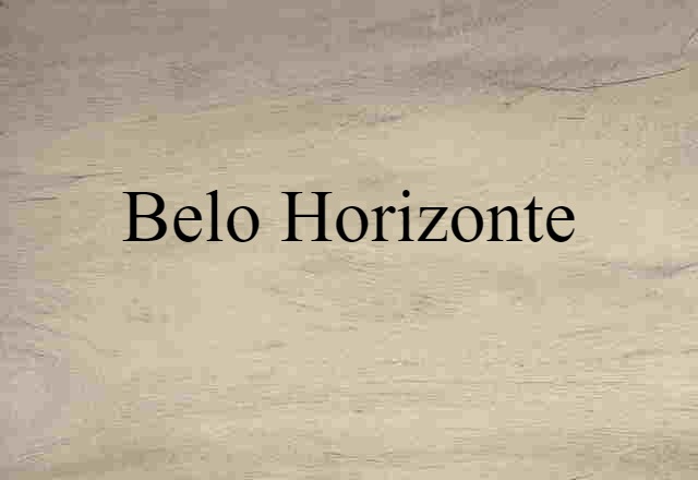 Belo Horizonte