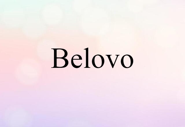 Belovo