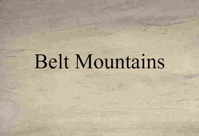 Belt Mountains