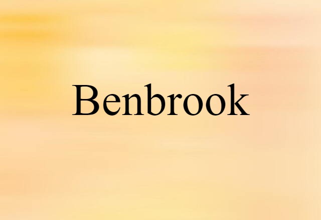 Benbrook