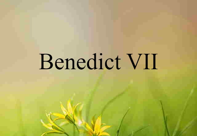 Benedict VII