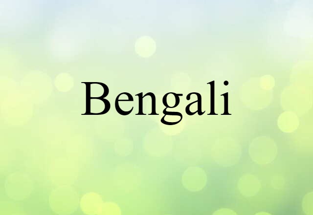 Bengali