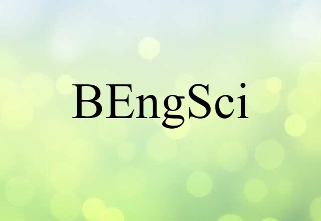 BEngSci