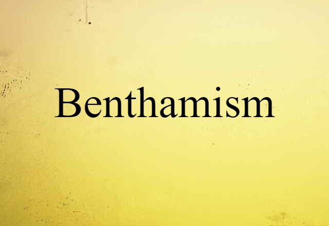 Benthamism