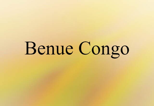 Benue-Congo