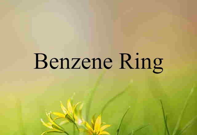 benzene ring