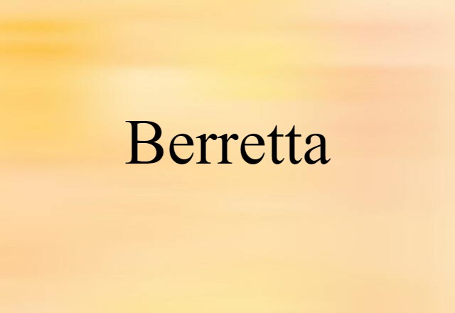 berretta