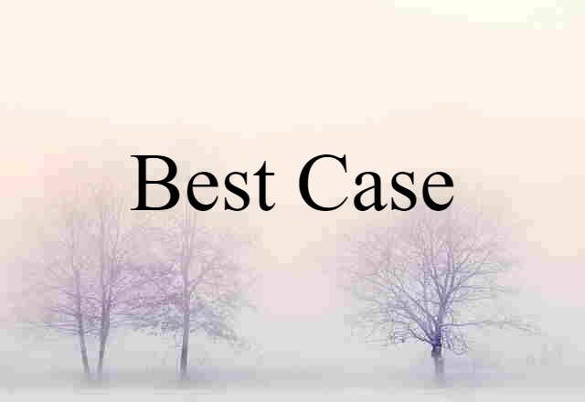 Best-case (noun) Definition, Meaning & Examples