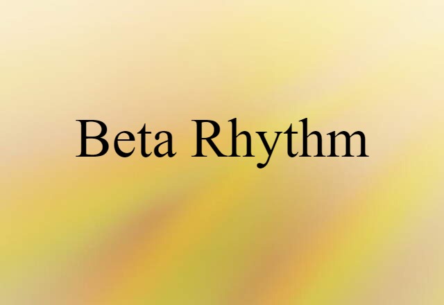 beta rhythm