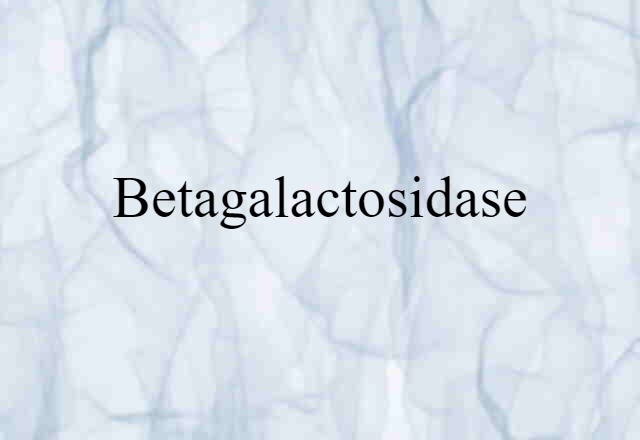 betagalactosidase