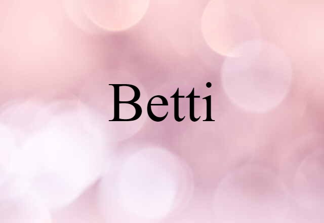 Betti