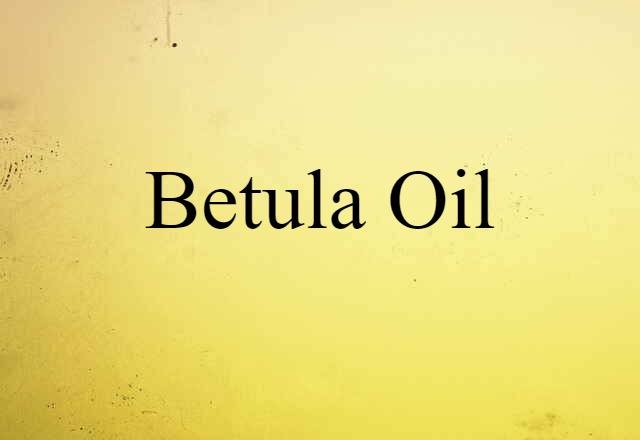 betula oil