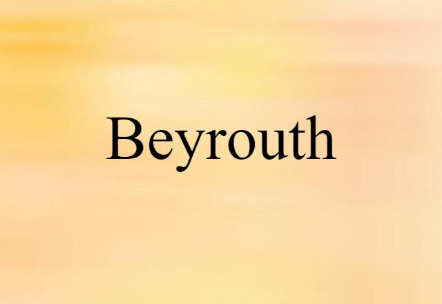 Beyrouth