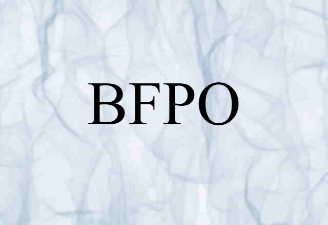 BFPO