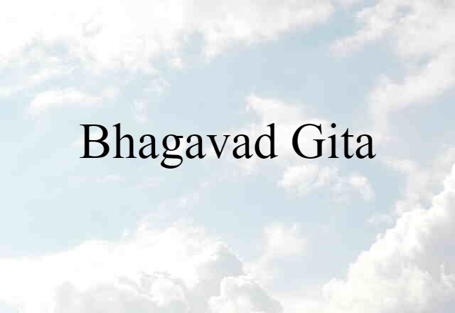 Bhagavad-Gita