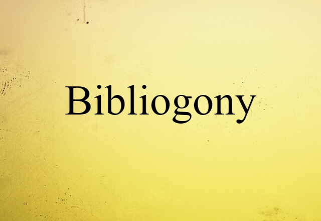 bibliogony