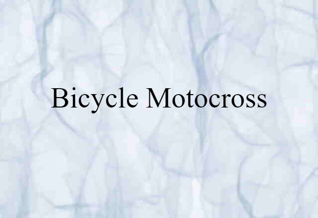 bicycle motocross