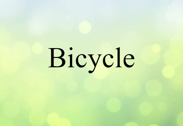 bicycle