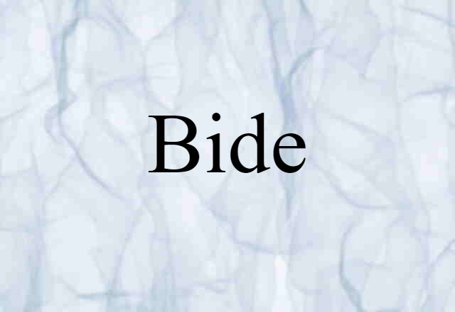 bide