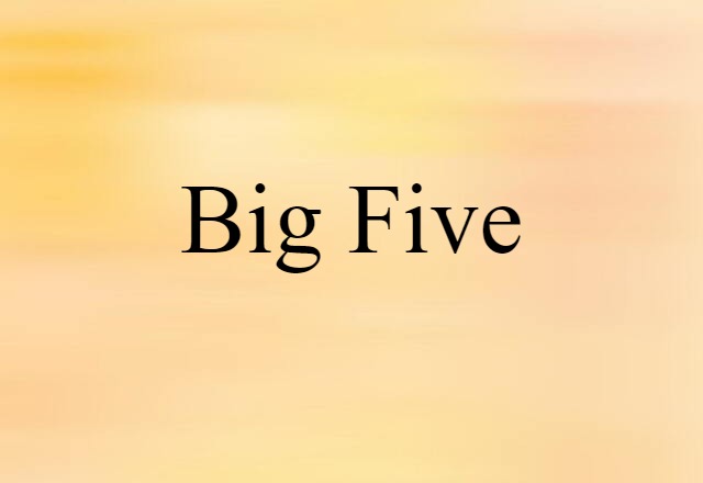 Big Five