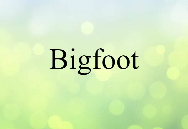 bigfoot