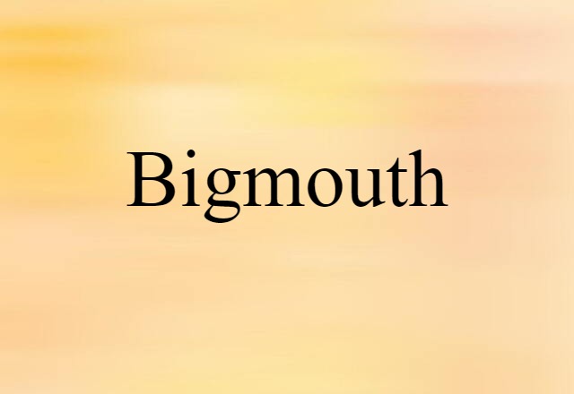 bigmouth