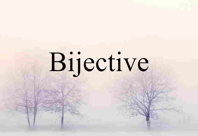 bijective