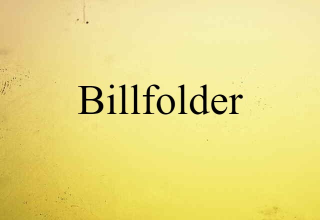 billfolder