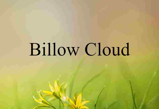 billow cloud