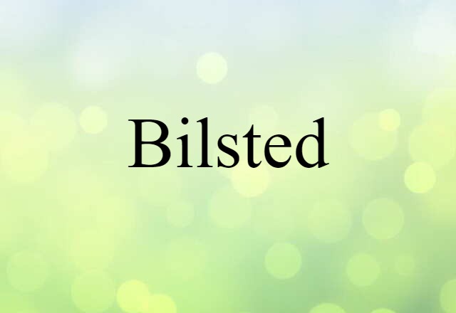 Bilsted (noun) Definition, Meaning & Examples