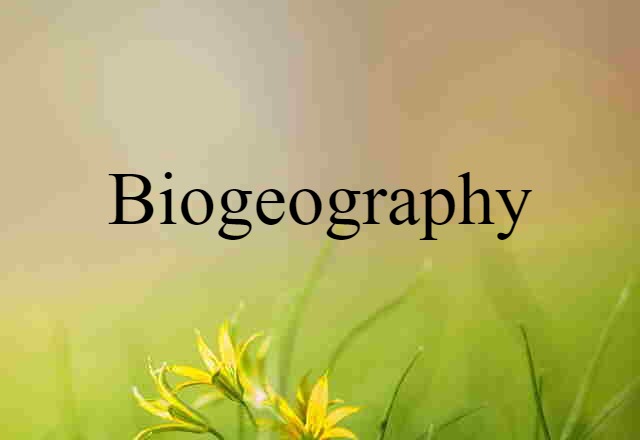 biogeography