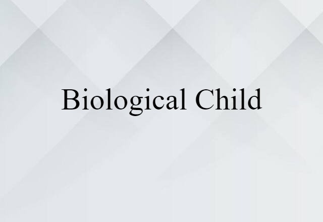 biological child