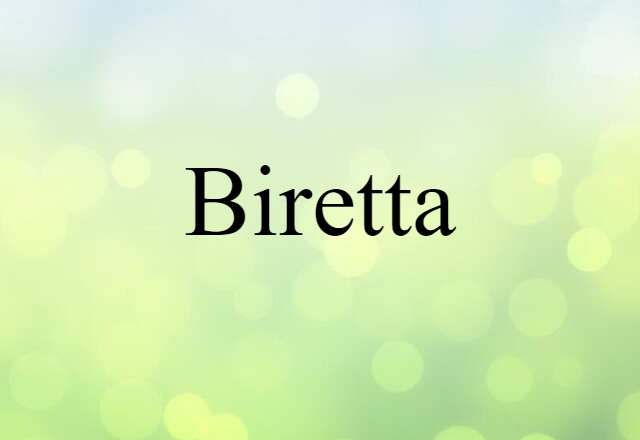 biretta