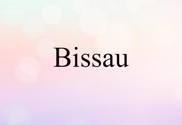 Bissau (noun) Definition, Meaning & Examples