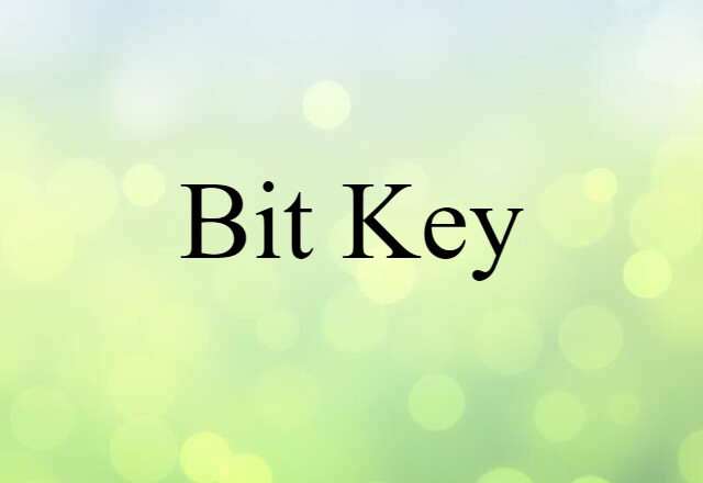 bit key