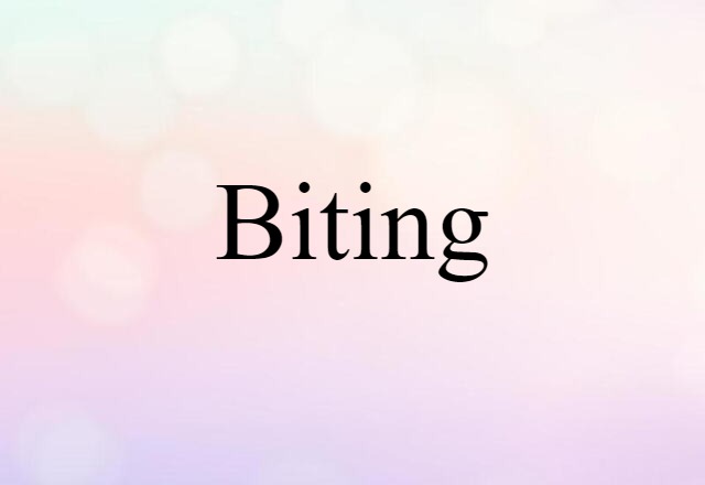 biting