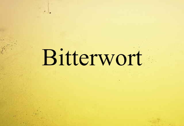 bitterwort