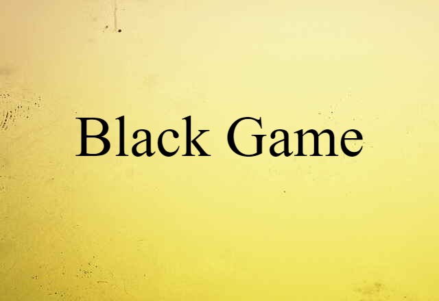 black game