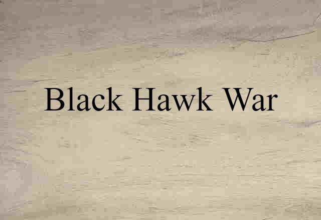 Black Hawk War