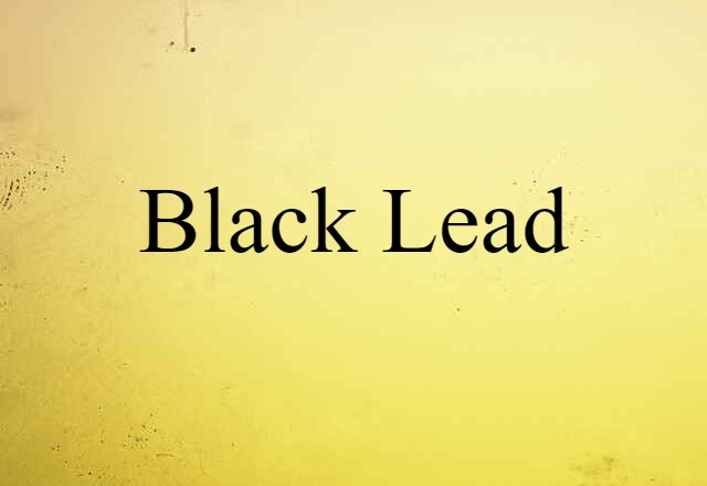 black lead