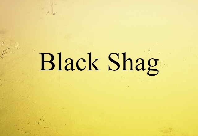 black shag