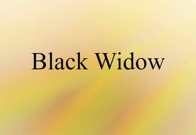 black widow