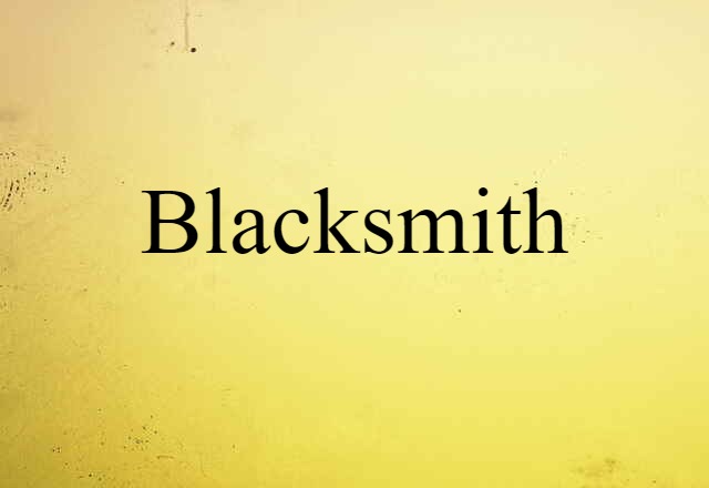 blacksmith