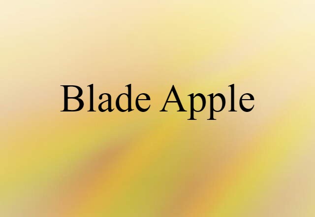 blade apple