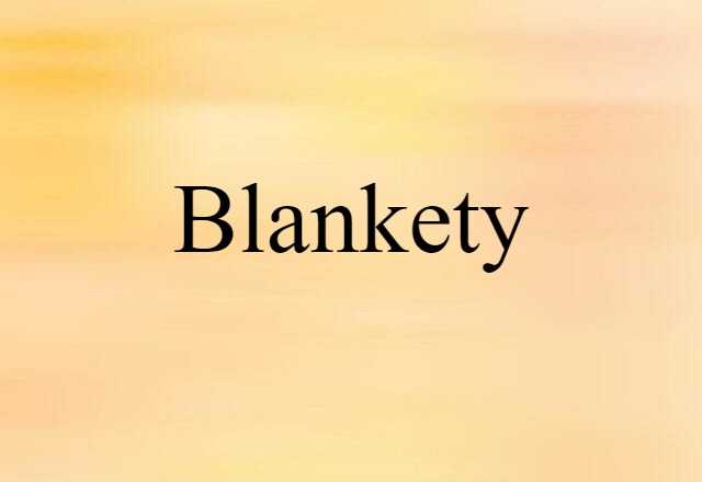 blankety